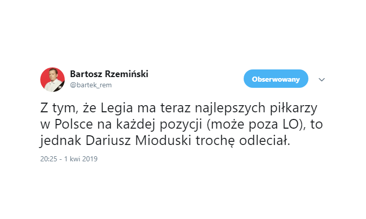 Kto ma najlepszych piłkarzy w Polsce? MIODUSKI NIE MA WĄTPLIWOŚCI